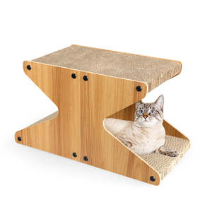 PaWz Cat Scratching Scratcher Board Cat Tree Pad Lounge Toy Corrugated Cardboard