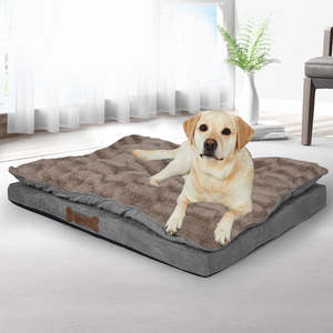 Pet Bedding: PaWz Dog Calming Bed Pet Cat Removable Cover Washable Orthopedic Memory Foam