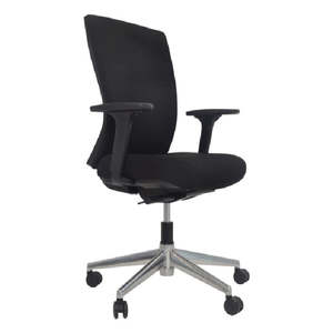 Computer Chairs: Buro Mentor Upholstered Executive Chair - Nylon Base