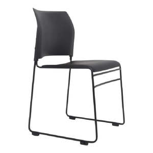 Heavy Duty Chairs: Buro Maxim Sled Base Visitor Chair Black