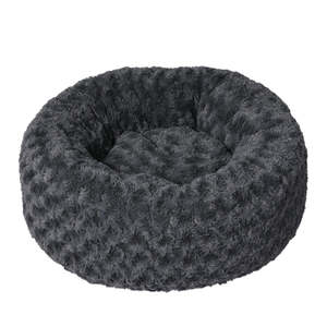 Pet Bedding: PaWz Calming Dog Bed Warm Soft Plush Pet Cat Cave Washable Portable