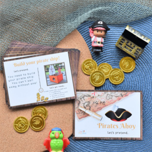 Pirates Play Adventure Printable Cards