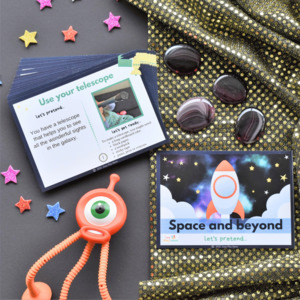 Products: Space Play Adventure Printable Cards