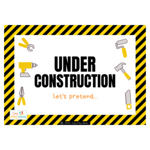Construction Play Adventure Printable Cards