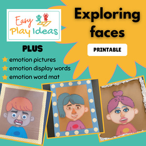 Exploring Emotions and Faces Printable Resource
