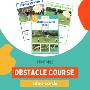 Obstacle Course Printable Task Cards
