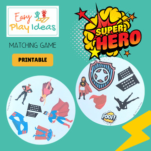 Superhero Matching Game