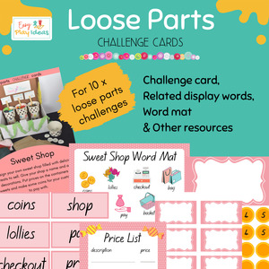 Products: Loose Parts Challenges Printable Resource