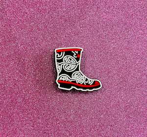Aotearoa Shoe Charms: @92 Māori Gumboot Shoe Charm