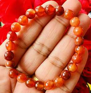 Natural Stones Bracelets: Red Agate Bracelet