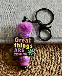 Beaded Keychain #26
