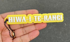 Aotearoa Keychains Bagchains 3d Printed: HIWA-I-TE-RANGI Keychain/Bagchain