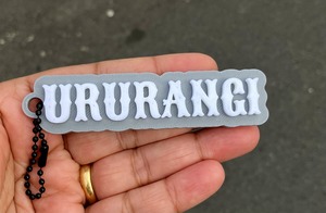 Aotearoa Keychains Bagchains 3d Printed: URURANGI Keychain/Bagchain