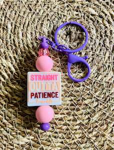 Beaded Pens: Beaded Keychain #13