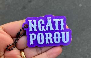 Aotearoa Keychains Bagchains 3d Printed: NGĀTI POROU Keychain/Bagchain
