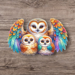 Puzzles: Owls Wooden Puzzle