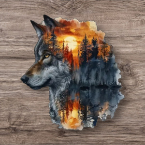 Puzzles: Wolf Wooden Puzzle