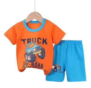 Kids Top and Shorts Set (Buttons on the top only for sizes 3-4 yrs and under) 10&hellip;