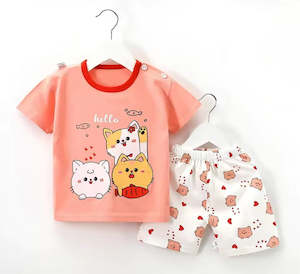 Kids Top and Shorts Set (Buttons on the top only for sizes 3-4 yrs and under) 10&hellip;