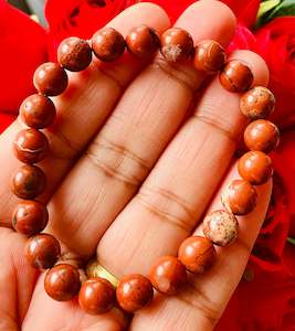 Natural Stones Bracelets: Red Jasper Bracelet