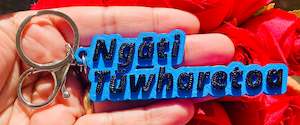3D Printed Hand Painted Keychain/Bagchain #Ngāti Tūwharetoa