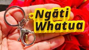 3D Printed Hand Painted Keychain/Bagchain #Ngāti Whatua