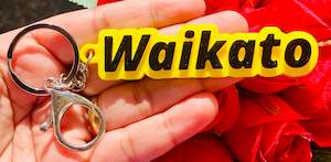 3D Printed Hand Painted Keychain/Bagchain #Waikato