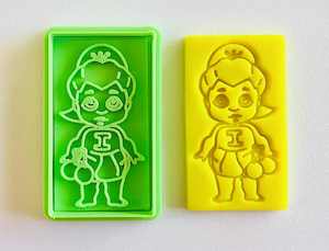 3d Printed Items: 3D Printed Tākaro Tribe I Doh/Clay Cutter and Stamp #50