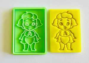 3D Printed Tākaro Tribe A Doh/Clay Cutter and Stamp #48