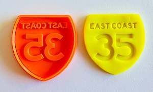 3d Printed Items: 3D Printed East Coast 35 Doh/Clay Cutter and Stamp #47