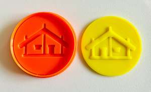 3D Printed Wharenui Doh/Clay Cutter and Stamp #46