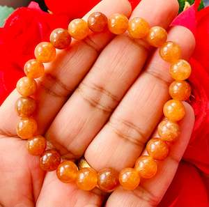Natural Stones Bracelets: Red Aventurine Bracelet