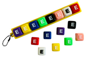 Customize Your Own Name Clicker Keychains: Letter "E" for Clicker Keychain