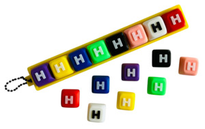 Customize Your Own Name Clicker Keychains: Letter "H" for Clicker Keychain
