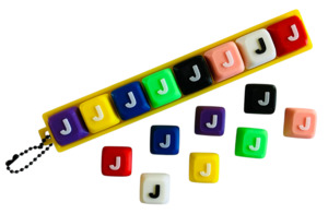 Customize Your Own Name Clicker Keychains: Letter "J" for Clicker Keychain