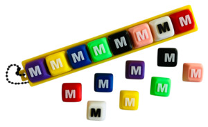 Customize Your Own Name Clicker Keychains: Letter "M" for Clicker Keychain