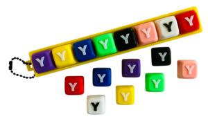 Customize Your Own Name Clicker Keychains: Letter "Y" for Clicker Keychain
