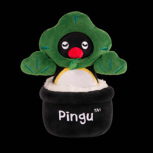 Pingu Plush Potted Plants – Pine & Flower Series