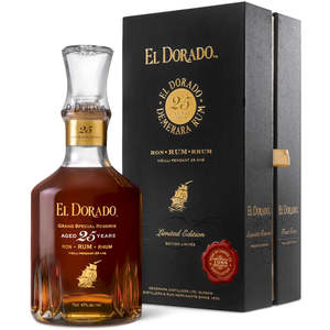 El Dorado 25YO Vintage Rum 700ml (1988 Distillation)