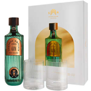 Nz Gins: Strange Nature Gin + 2x Cocktail Glasses Giftpack