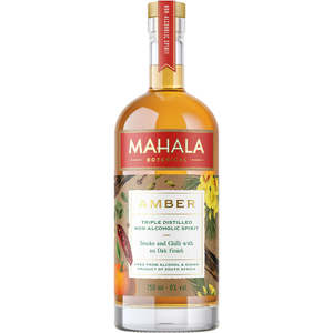 Non Alcoholic Spirits: Mahala Amber Non Alcoholic Spirit 750ml
