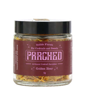 Parched Dehydrated Garnishes: Parched Golden Hour Florets 5g