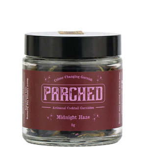 Parched Dehydrated Garnishes: Parched Midnight Haze Florets 8g