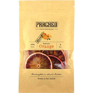 Parched Dehydrated Garnishes: Parched Dehydrated Blood Orange Slices 15g (~10slices)