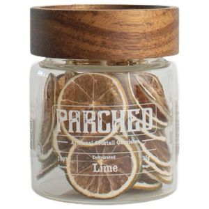 Parched Dehydrated Lime Slices 25g + Glass Jar