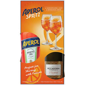 Aperitivo: Aperol Spritz Giftpack - Aperol 700ml + Riccadonna Prosecco 750ml