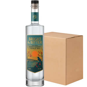 Flavoured Liqueur: National Distillery Bright & Bitter Triple Sec Case (6x700ml)