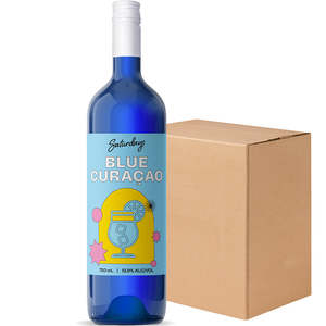 Flavoured Liqueur: Saturdays Blue Curacao Case (6x750ml)