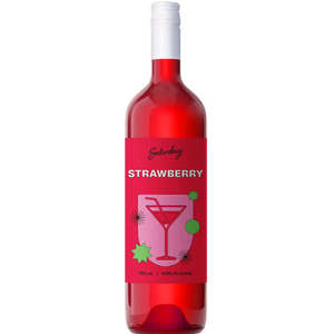 Flavoured Liqueur: Saturdays Strawberry Liqueur 750ml
