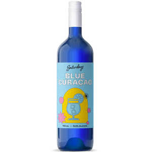 Flavoured Liqueur: Saturdays Blue Curacao 750ml